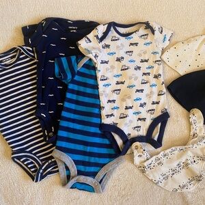 Newborn Baby Clothes Blue Bundle!